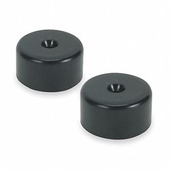 GRAINGER APPROVED Mag Door Holder Nylon Black Wall/Floor, 3EHW6