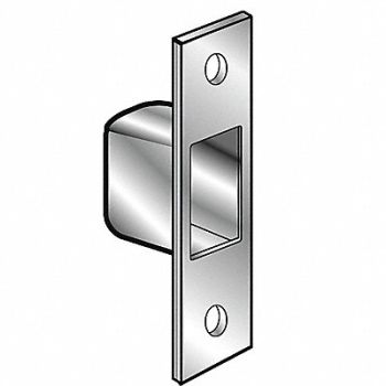 GRAINGER APPROVED Box Strike Plate Chrome, 3EJD3