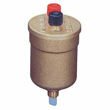 WATTS Auto Dual Air Vent Hot And Cold 1/8 In, 3EJF7