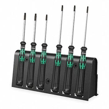 WERA Precision Nut Driver Set 6 Pieces Metric, 3EKP8