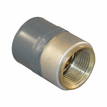 GRAINGER APPROVED Adapter Brass 2 in Metal Side Pipe Size, 3EKU9