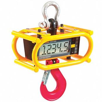 RON CRANE SCALES Crane Scale LCD 2000 lb Cap., 3EKV8
