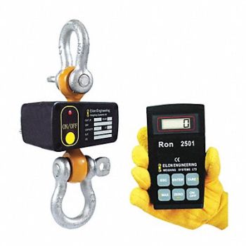 RON CRANE SCALES Crane Dyno w/Rmte Display 50 000lb.Cap, 3EKX6