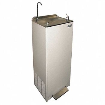 ELKAY Drinking Ftn H 41 1/2 in Light Gray, 3EMZ1