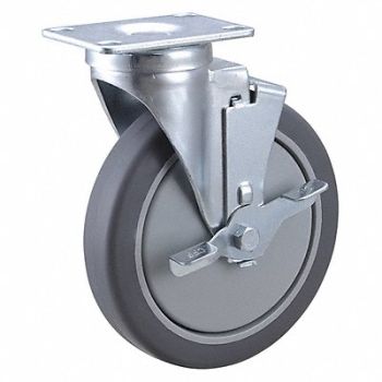 GRAINGER APPROVED Standard Plate Caster Swivel 300 lb., 3ENY1