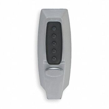 KABA Pushbutton Deadbolt Satin Chrome, 3EPR8