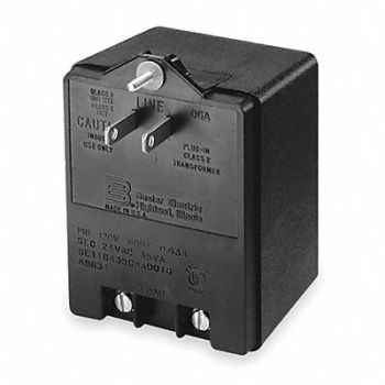 SLOAN Plug-In Transformer 120V In/24V Out 35VA, 3EPZ4