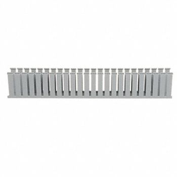 PANDUIT Wire Duct Wide Slot Gray 2.25 W x 4 D, 3EXT5