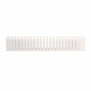 PANDUIT Wire Duct Wide Slot White 2.25 W x 4 D, 3EXT6