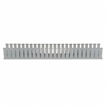 PANDUIT Wire Duct Wide Slot Gray 3.25 W x 3 D, 3EXT9