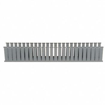 PANDUIT Wire Duct Wide Slot Gray 3.25 W x 4 D, 3EXU2