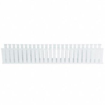 PANDUIT Wire Duct Wide Slot White 3.25 W x 4 D, 3EXU3