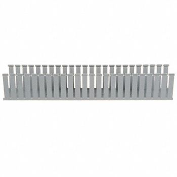 PANDUIT Wire Duct Wide Slot Gray 4.25 W x 4 D, 3EXU8