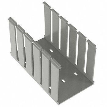 PANDUIT Wire Duct Wide Slot Gray 4.25 W x 5 D, 3EXV1