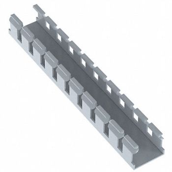 PANDUIT Wire Duct Wide Slot Gray 1.26 W x 1 D, 3FVK2