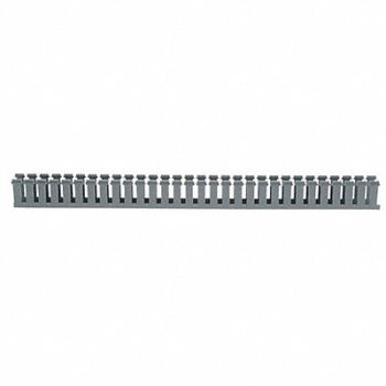 PANDUIT Wire Duct Wide Slot Gray 1.26 W x 2 D, 3EXV9