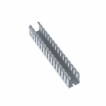 PANDUIT Wire Duct Narrow Slot Gray 1.26W x 1.5D, 3EXX9