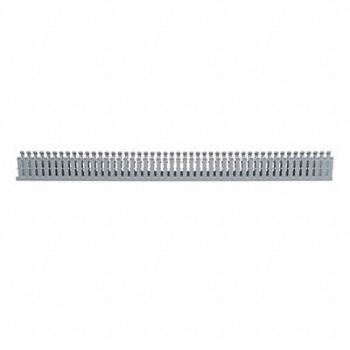 PANDUIT Wire Duct Narrow Slot Gray 1.26 W x 2 D, 3EXY4