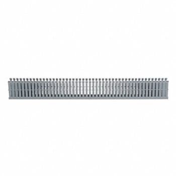 PANDUIT Wire Duct Narrow Slot Gray 1.26 W x 3 D, 3EXY6