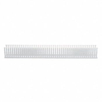 PANDUIT Wire Duct Narrow Slot White 2.25 W x 3 D, 3EXZ4