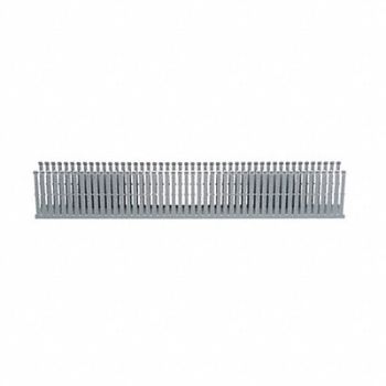 PANDUIT Wire Duct Narrow Slot Gray 2.25 W x 4 D, 3EXZ5