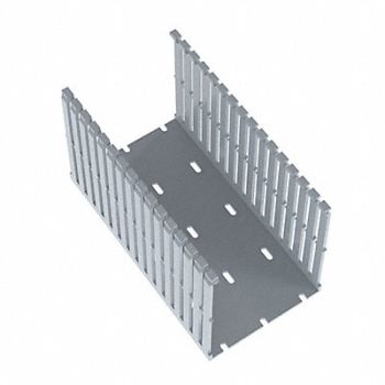 PANDUIT Wire Duct Narrow Slot Gray 4.25 W x 5 D, 3EYC1