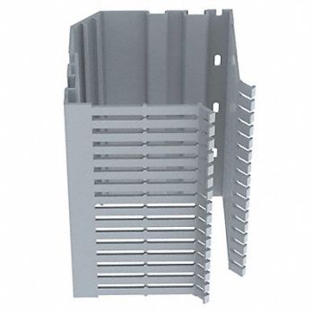 PANDUIT Wire Duct Corner Duct Gray 5.33W x 4D, 3EYF3