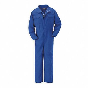 VF IMAGEWEAR J6389 Flame-Resistant Coverall Royal Blue M, 3EZG4