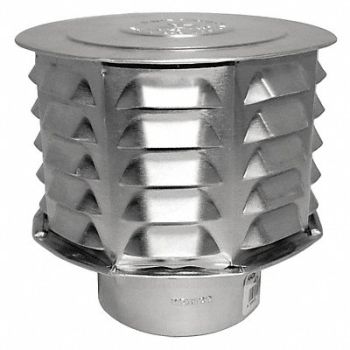 AMERI-VENT Cap Universal Vent 6in, 3F355