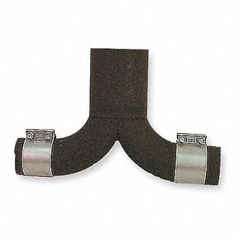 DAYTON Dual Vent Kit Flange-Mount Steel, 3F817