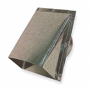 DAYTON Outside Air Inlet Cap Flange-Mount Steel, 3F837