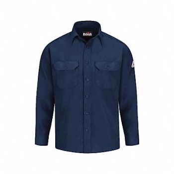 VF IMAGEWEAR D1703 FR Long Sleeve Shirt Navy LT Button, 3FAR8