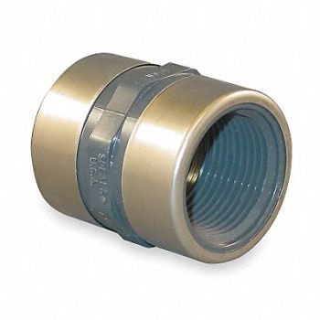 GRAINGER APPROVED Standard Coupling 2 in Schedule 80, 3FLN2