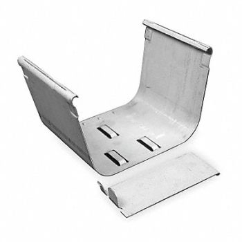 LEGRAND Divider Clip Gray Steel Clips, 3FPT5