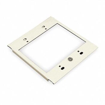 LEGRAND Device Plate Ivory Plates, 3FPU3