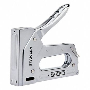 STANLEY Staple Gun Manual Heavy Dty Narrow Crwn, 3FRA6