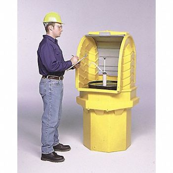 ULTRATECH Rolltop Drum Spill Contnment 1 Drum, 3FTX8