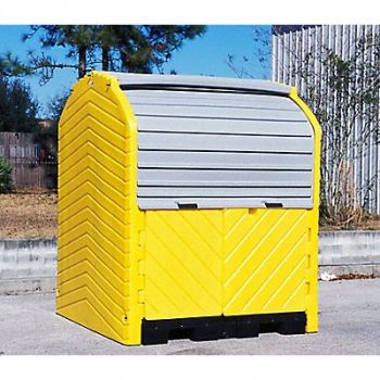 ULTRATECH Rolltop Drum Spl Cntnmnt 79 in H, 3FTY3