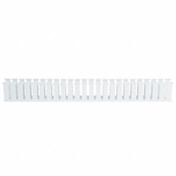 PANDUIT Wire Duct Wide Slot White 1.75 W x 3 D, 3FVJ2
