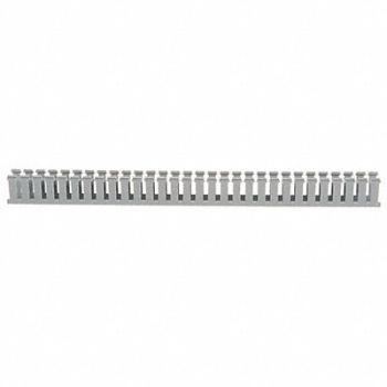 PANDUIT Wire Duct Wide Slot Gray 1.26 W x 2 D, 3FVK5