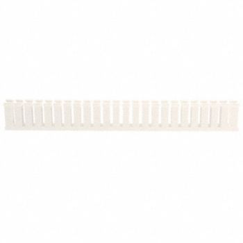PANDUIT Wire Duct Wide Slot White 1.26 W x 3 D, 3FVL2