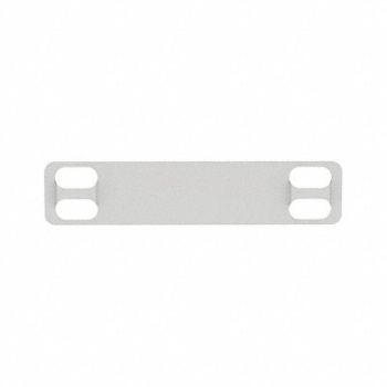 PANDUIT Marker Plate 316 SS 3/4in H PK100, 3FVU6
