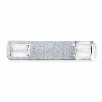 PANDUIT Marker Plate 316 SS 3/8in H PK100, 3FVX5