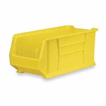 AKRO-MILS D5561 Super Size Bin Yellow Plastic 10 in, 3FWA6