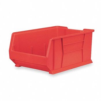 AKRO-MILS D5562 Super Size Bin Red Plastic 11 in, 3FWA7