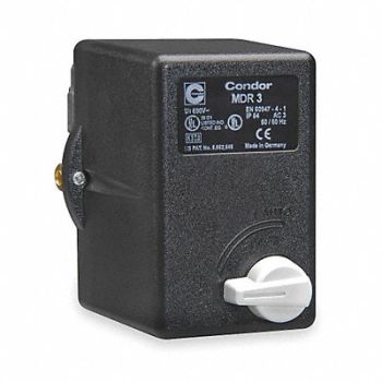 CONDOR USA INC Pressure Switch 3PST Diaphragm 3/8 FNPT, 3FWJ9