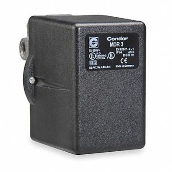 CONDOR USA INC Pressure Switch 3PST 215/250 psi Standrd, 3FWK1