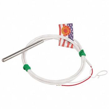 TEMPCO RTD Probe 100 ohm 6 in L, 20XJ91