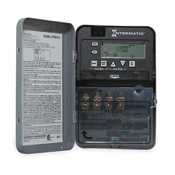 INTERMATIC Electronic Timer 7 Days SPST, 3FXA1