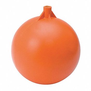 GRAINGER APPROVED Float Ball Round Plastic 6 In, 3FXE2